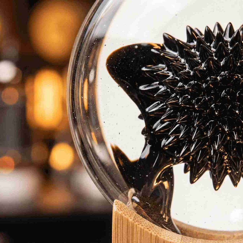Ferrofluid Müzik Görselleştirici - Sese Duyarlı Ritim Lambası - Manyetik Sıvı Dans Eden Işık 