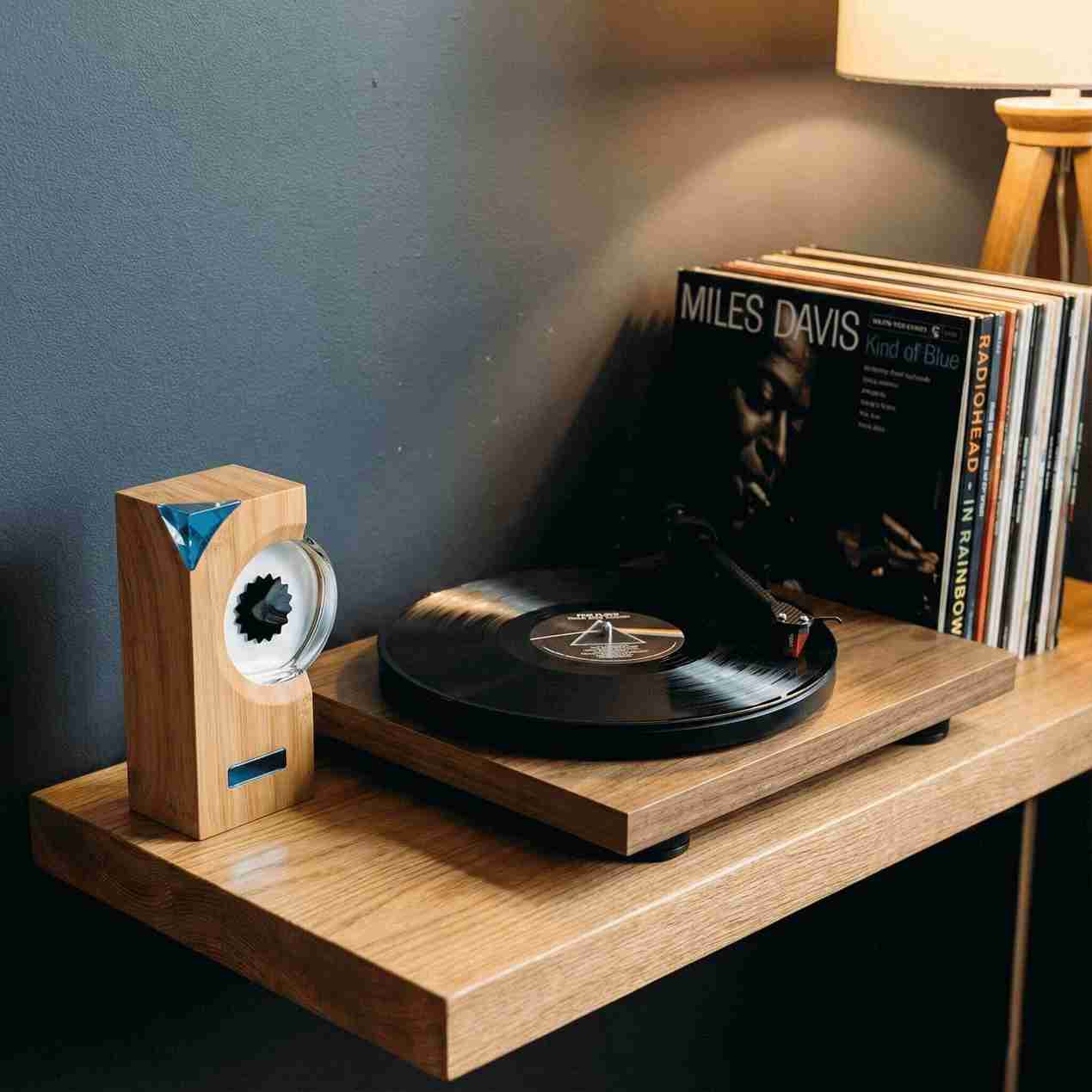 Ferrofluid Müzik Görselleştirici - Sese Duyarlı Ritim Lambası - Manyetik Sıvı Dans Eden Işık 