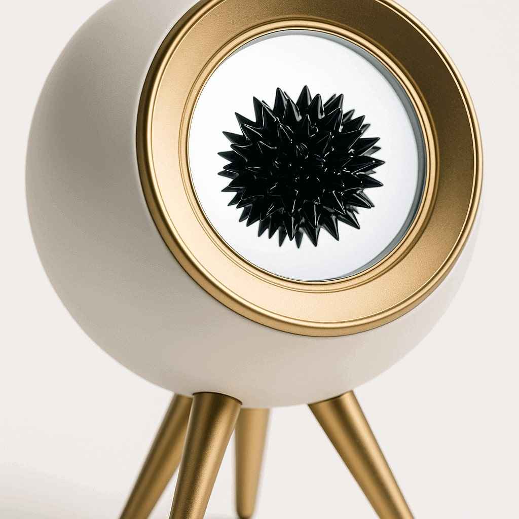 FluxOrb Ferrofluid Bluetooth Speaker – Magnetic Fluid Music Visualizer