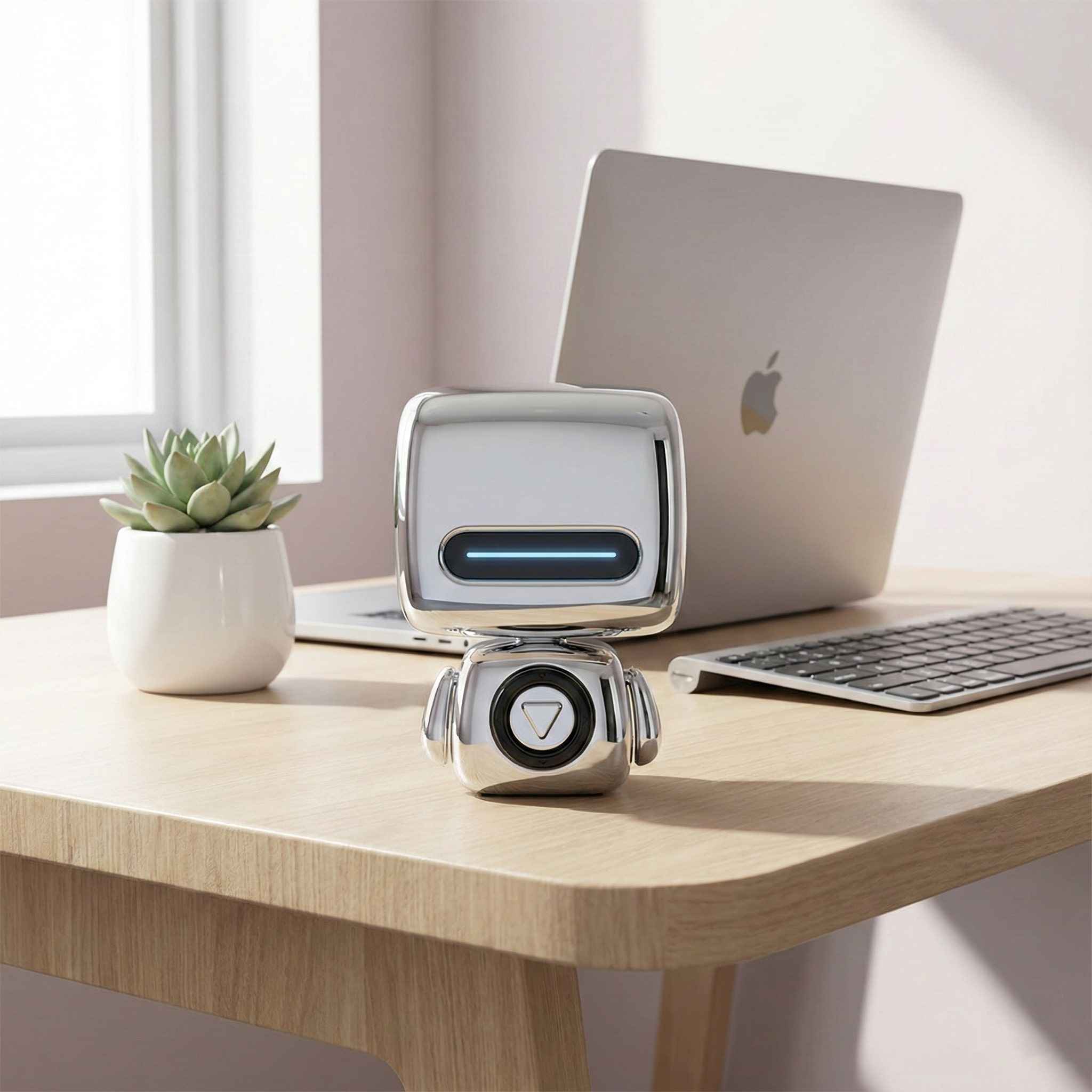 FluxBot Mini – Cute Robot Bluetooth Speaker