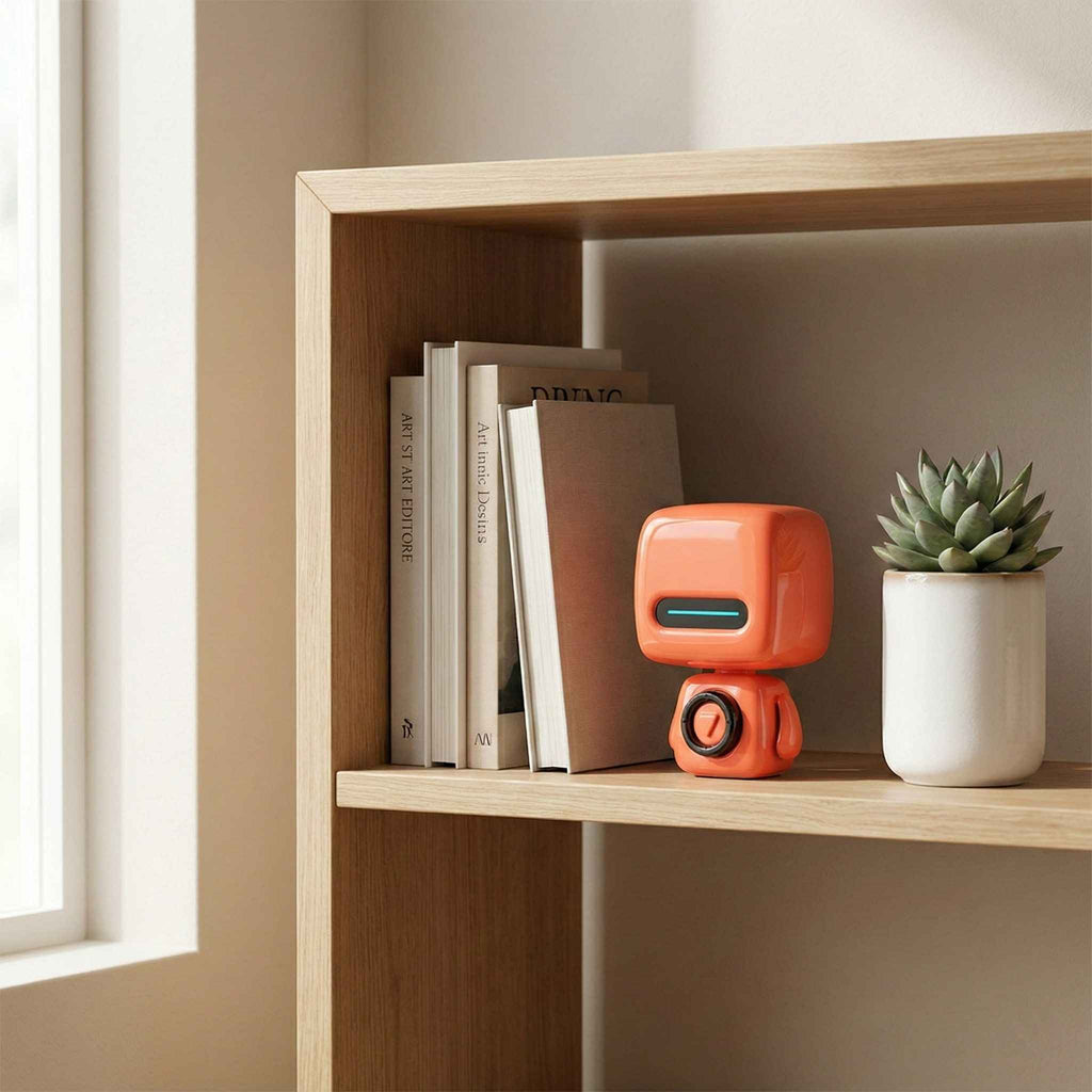 FluxBot Mini – Cute Robot Bluetooth Speaker