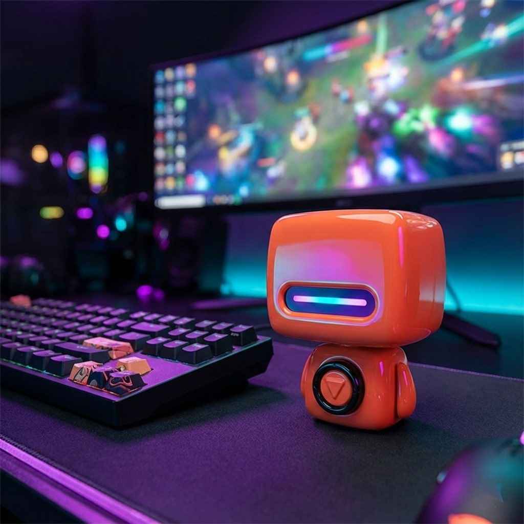 FluxBot Mini – Cute Robot Bluetooth Speaker