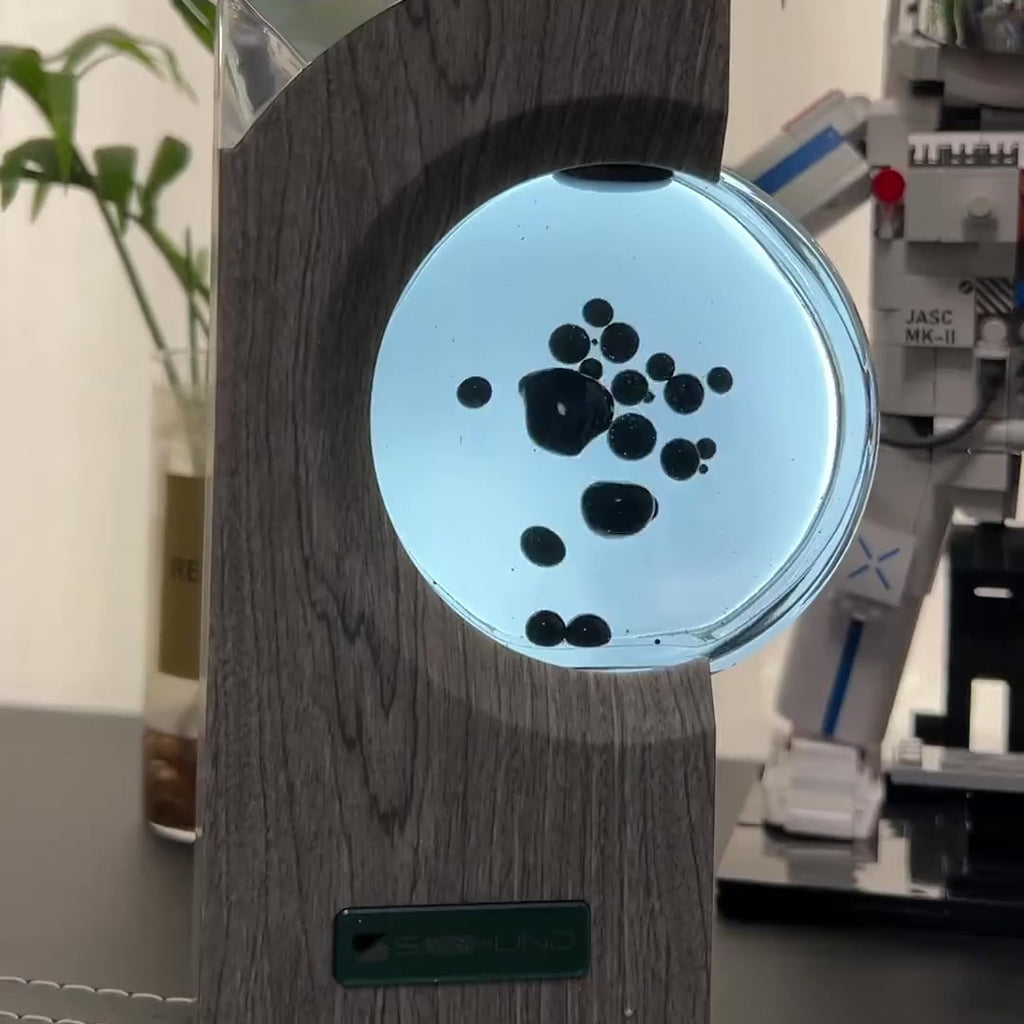 Ferrofluid Müzik Görselleştirici - Sese Duyarlı Ritim Lambası - Manyetik Sıvı Dans Eden Işık 